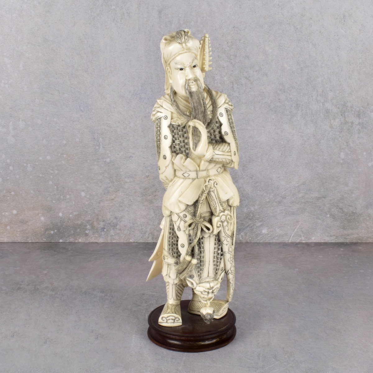 Vintage Japanese Carved Okimono Figure