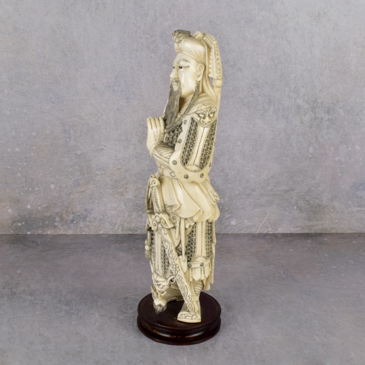 Vintage Japanese Carved Okimono Figure