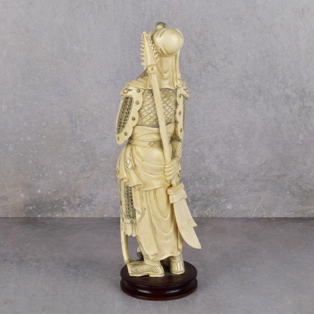Vintage Japanese Carved Okimono Figure