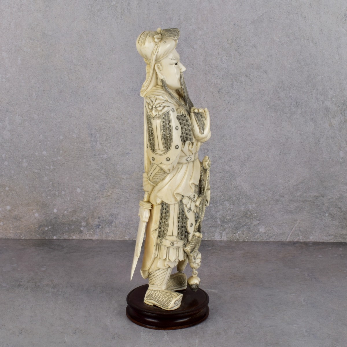 Vintage Japanese Carved Okimono Figure