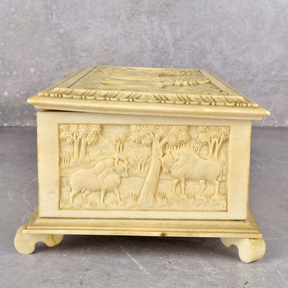 Antique Asian Carved Boxes