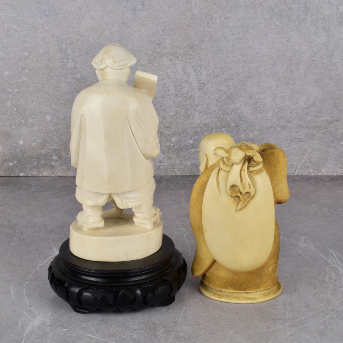 Vintage Japanese Carved Figures
