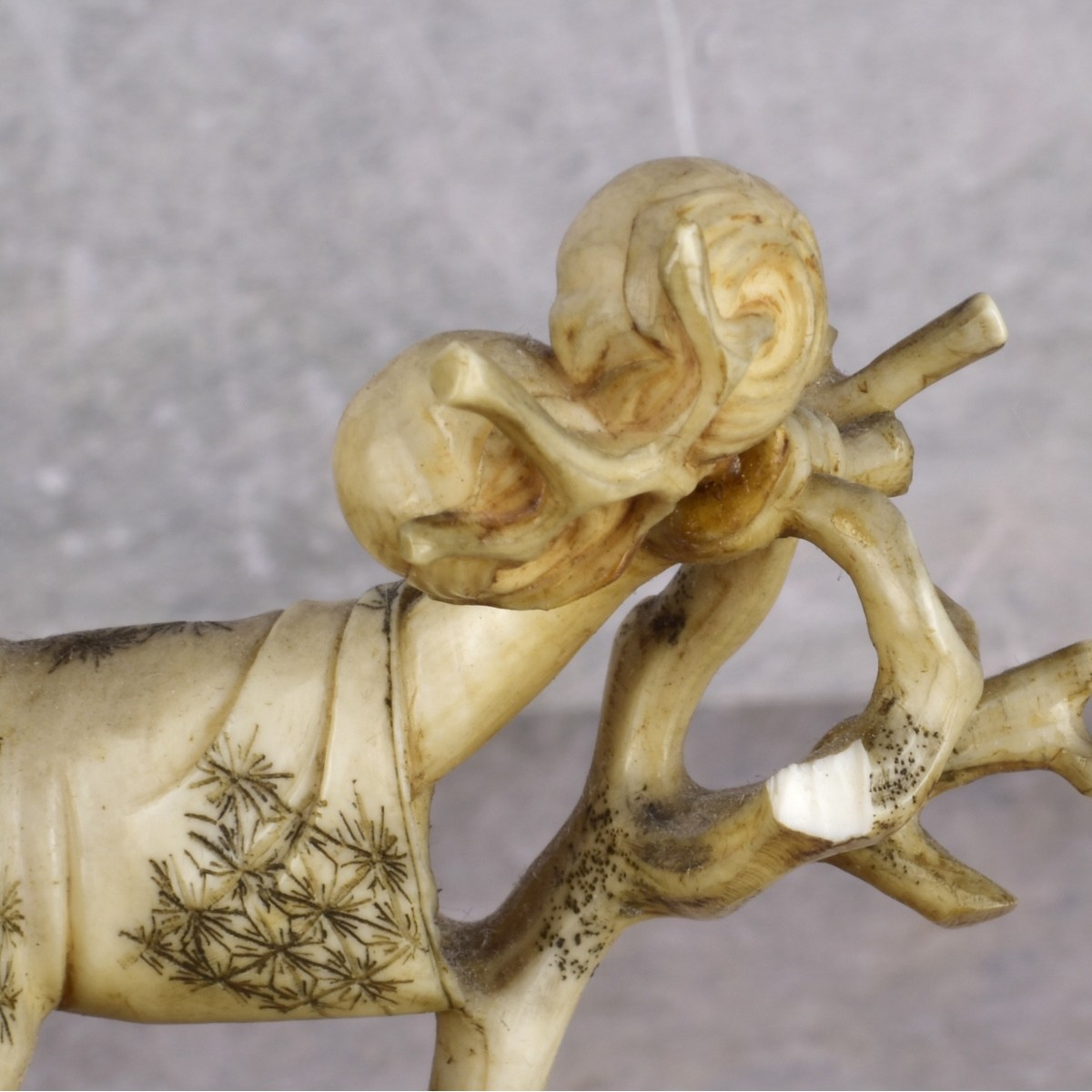 Vintage Japanese Okimono Figurine