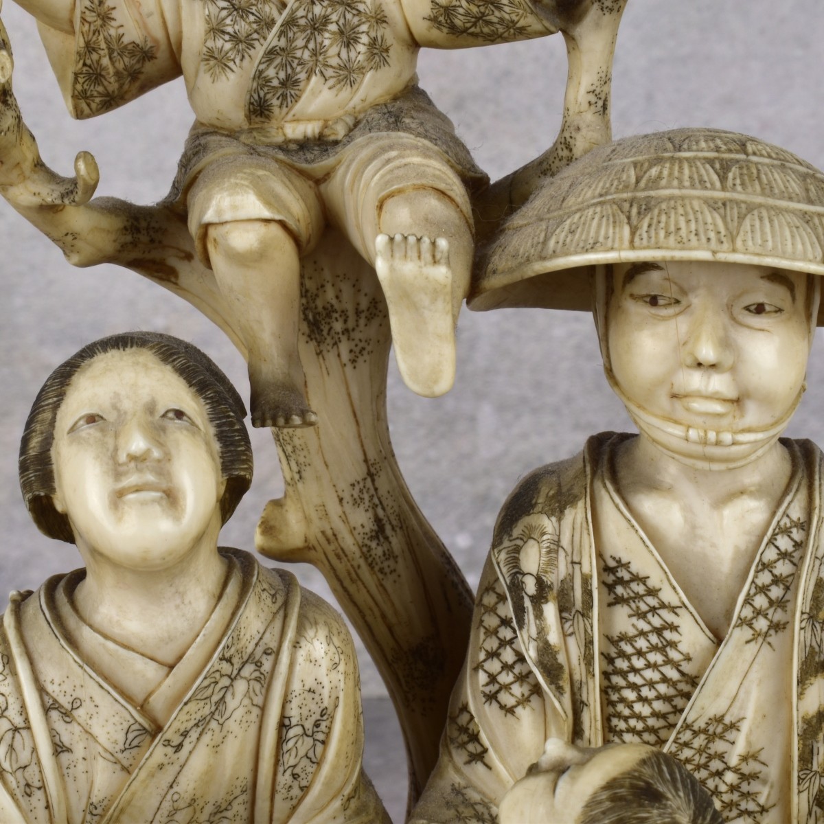 Vintage Japanese Okimono Figurine