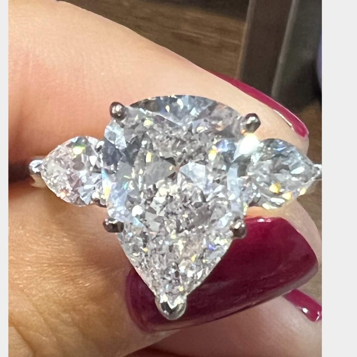 GIA Diamond and Platinum Ring