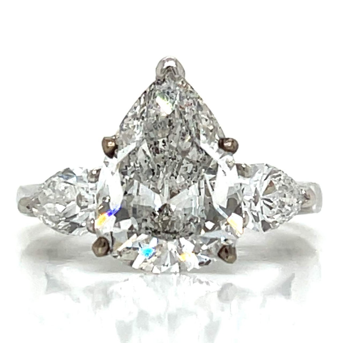 GIA Diamond and Platinum Ring