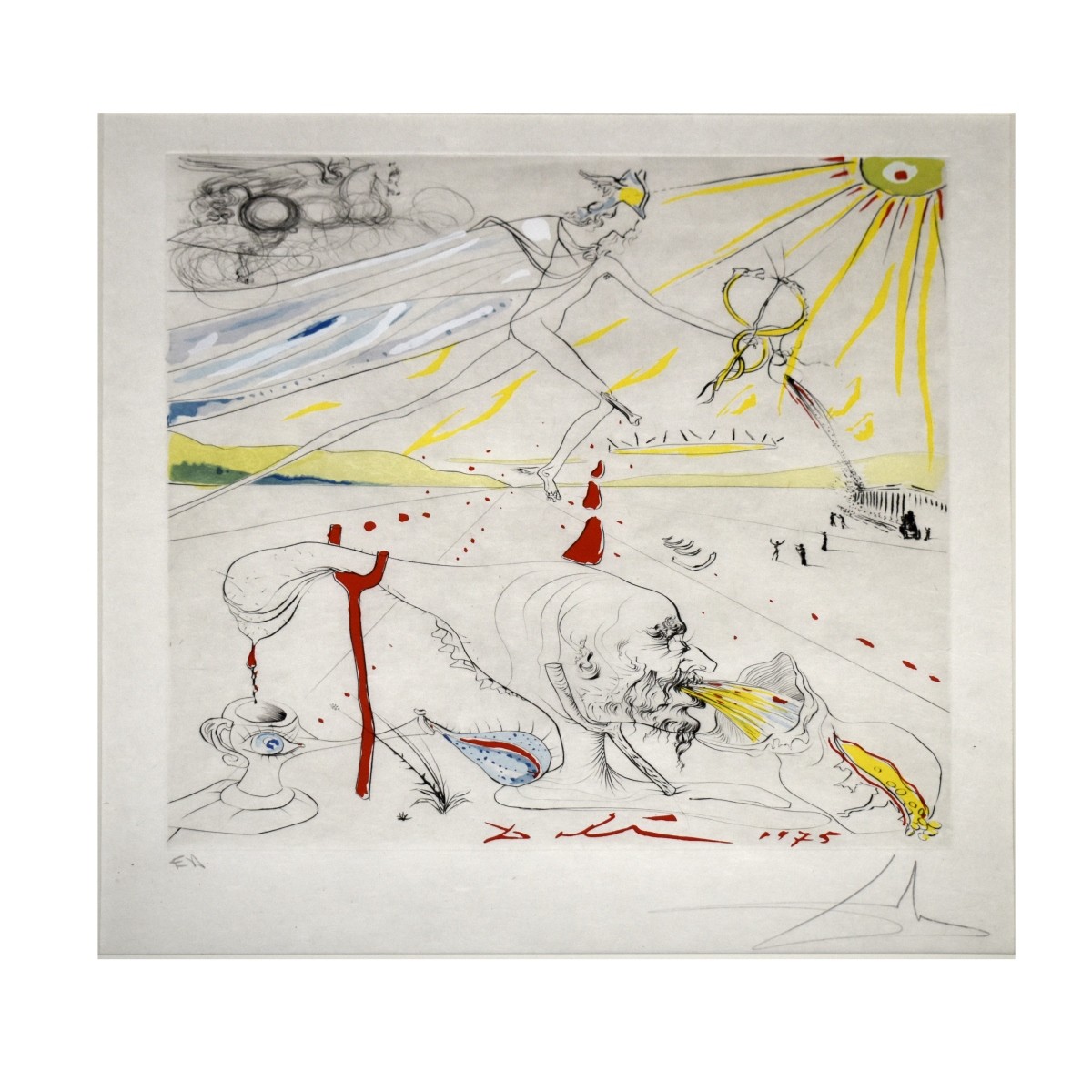 Salvador Dali (Spanish 1904-1989) Etching