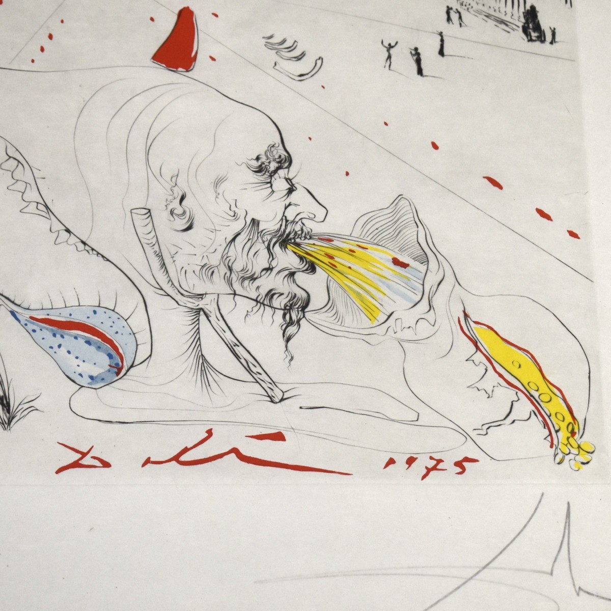 Salvador Dali (Spanish 1904-1989) Etching