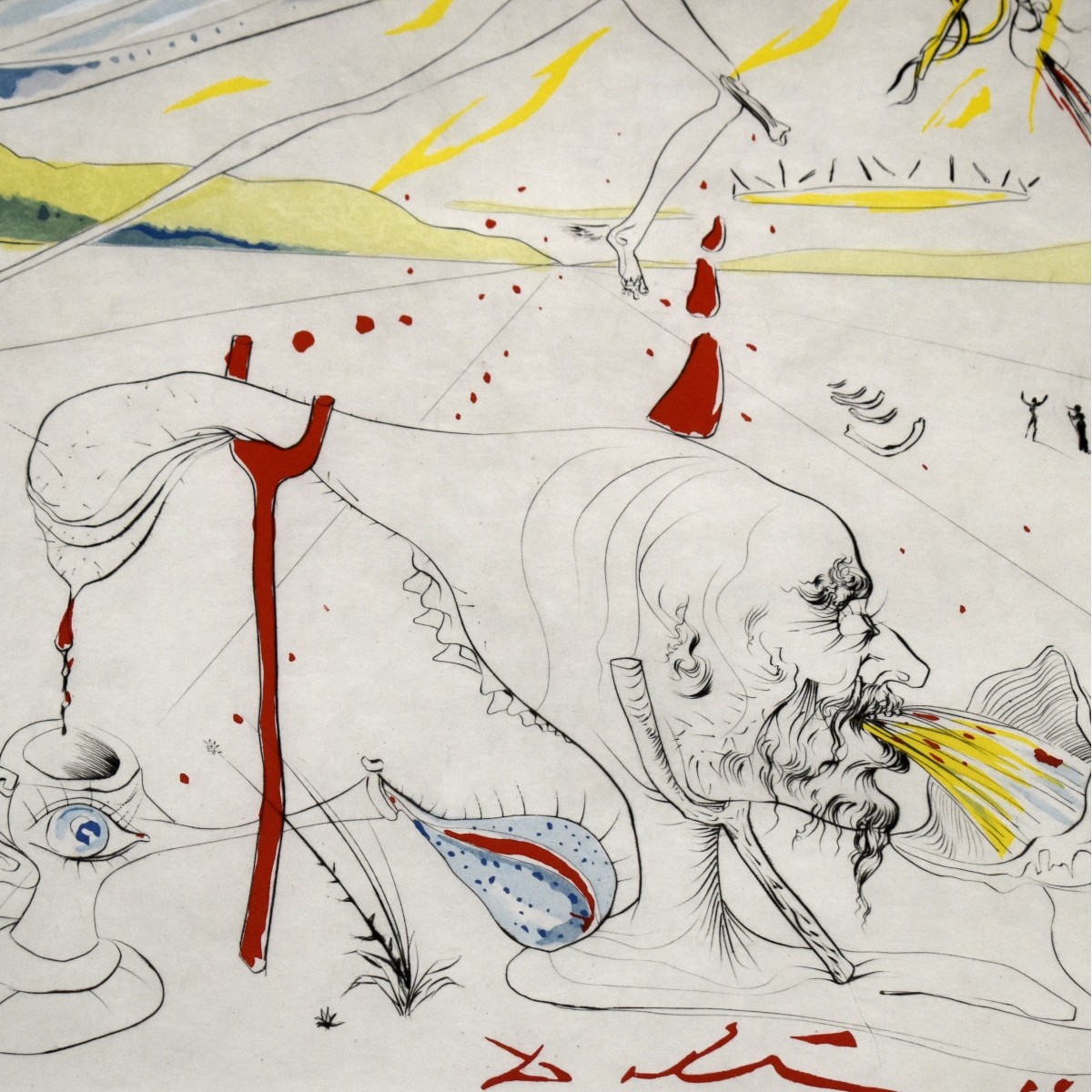 Salvador Dali (Spanish 1904-1989) Etching