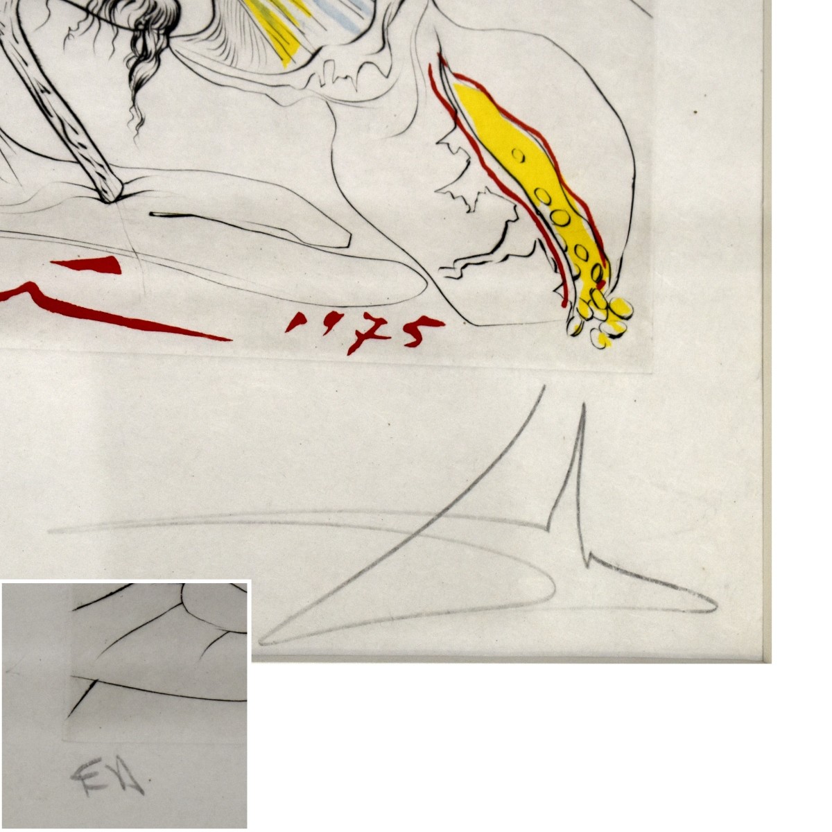 Salvador Dali (Spanish 1904-1989) Etching