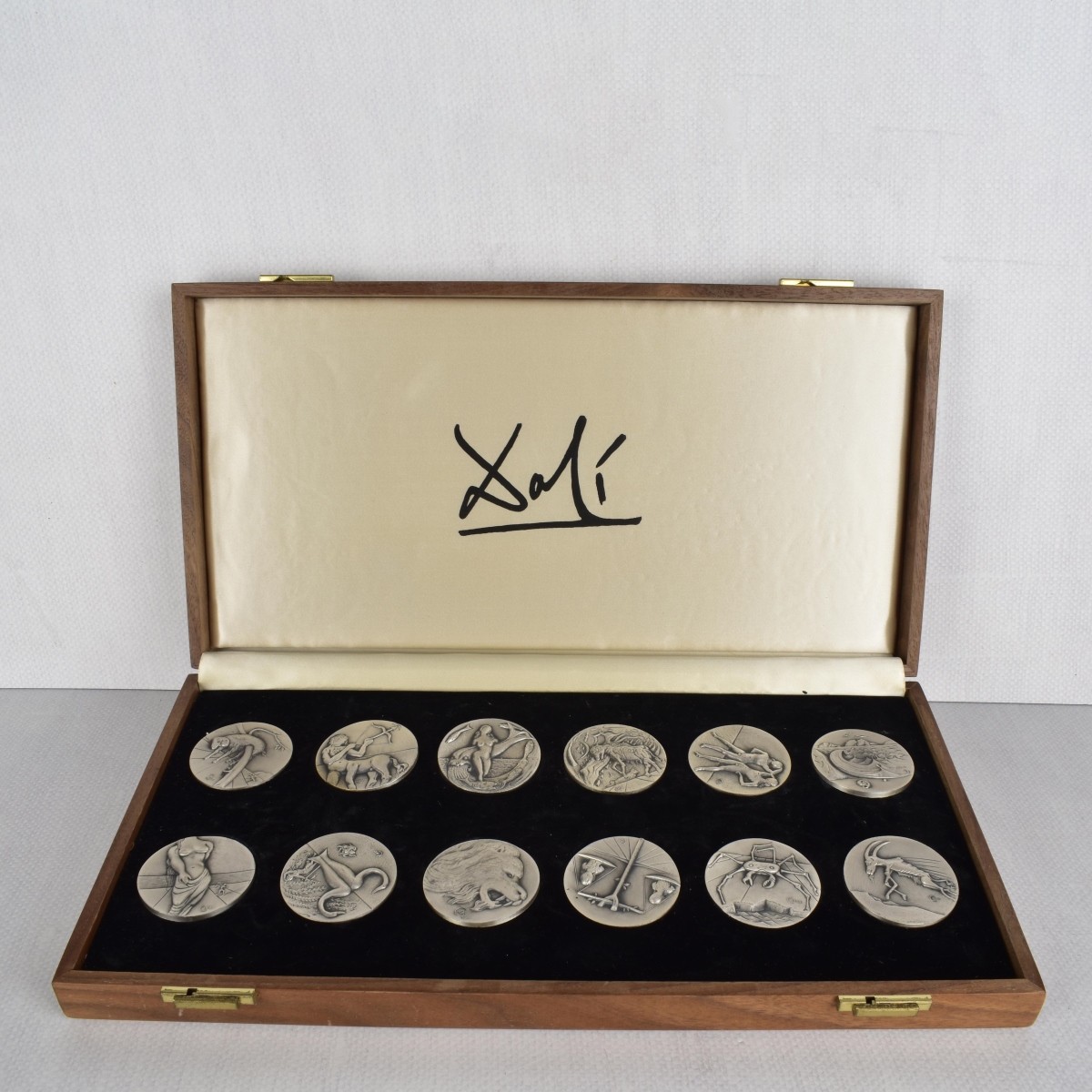 Salvator Dali Silver Zodiac Tokens