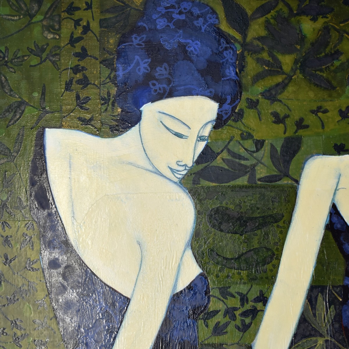 Kelyne (Born 1955) Triptic O/C