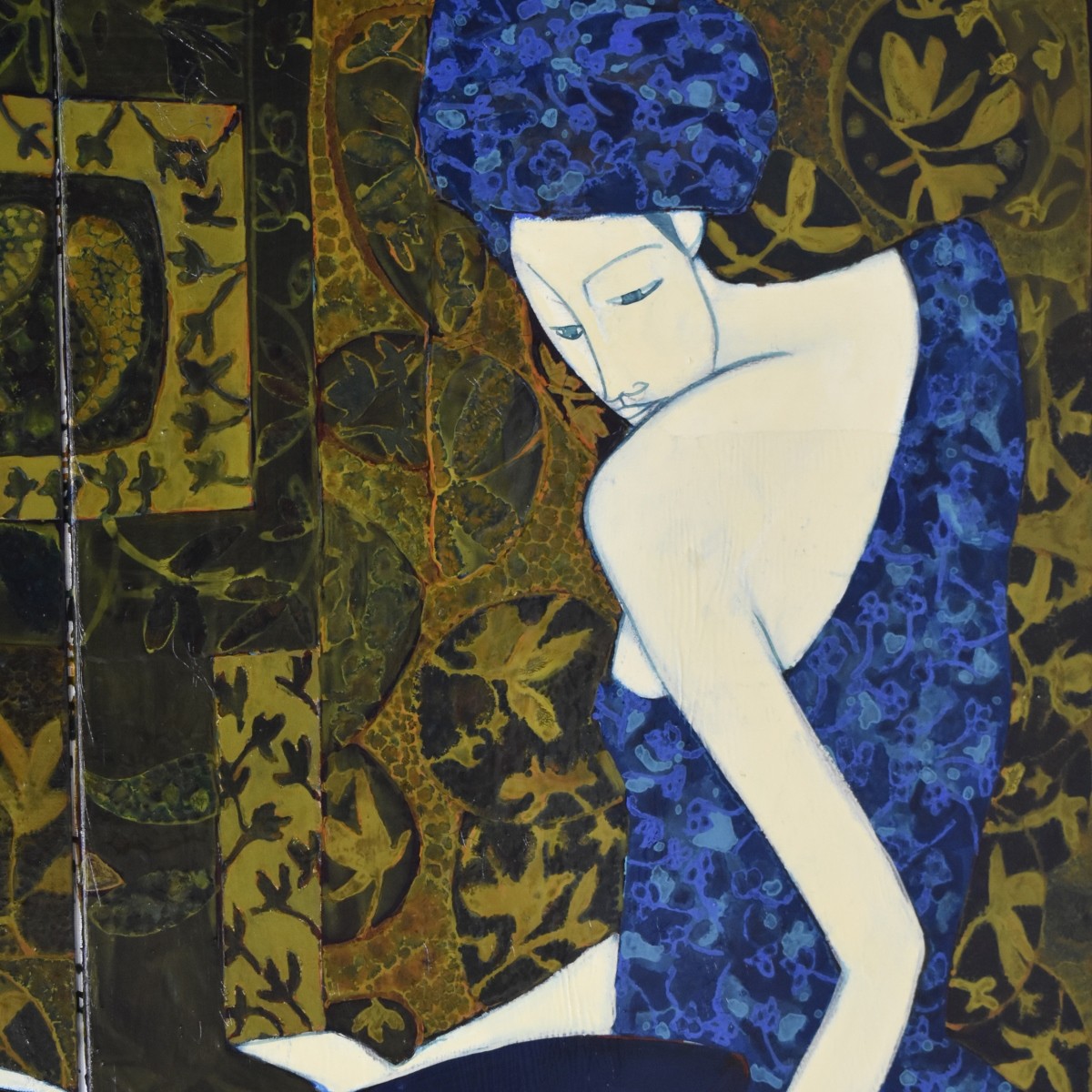 Kelyne (Born 1955) Triptic O/C
