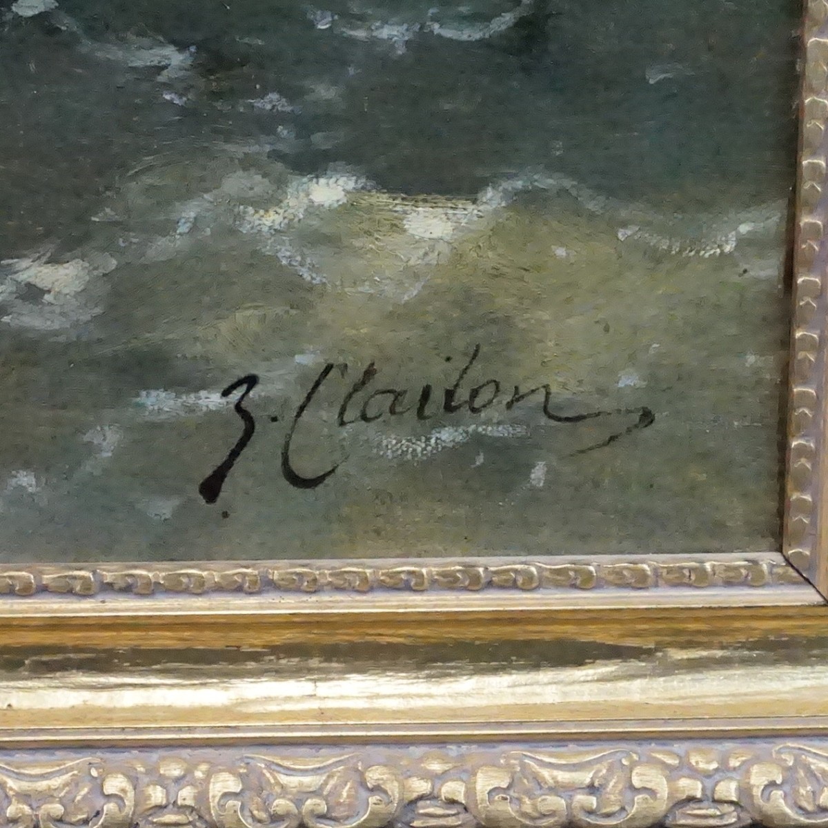 J. Claiton (19/20th C.) O/C