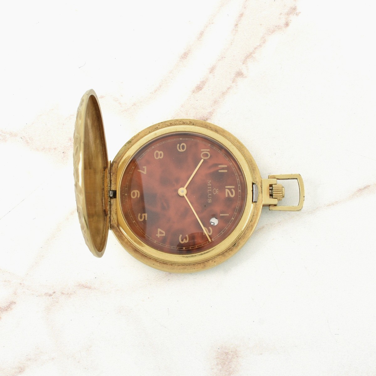 Retro Milus 18K Pocket Watch
