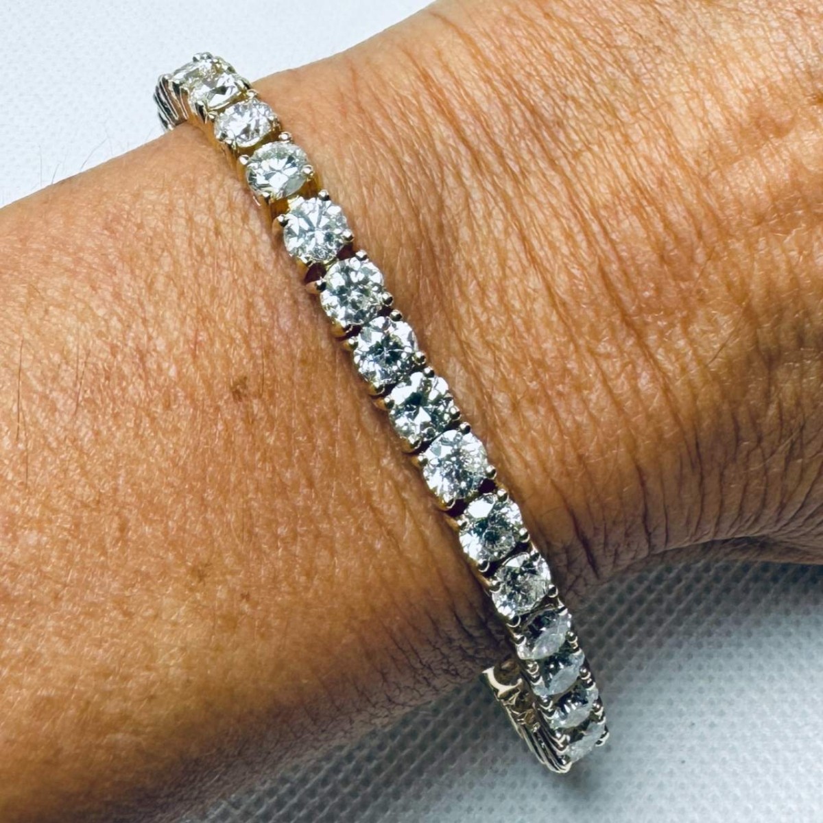 Diamond and 14K Bracelet