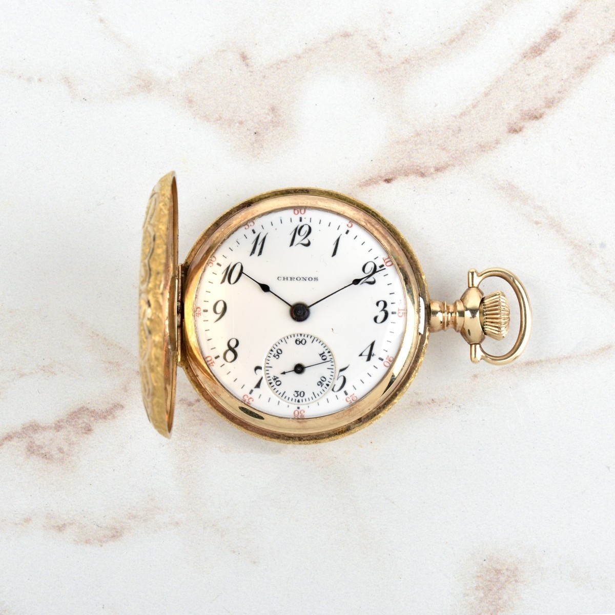 Chronos 14K Pocket Watch