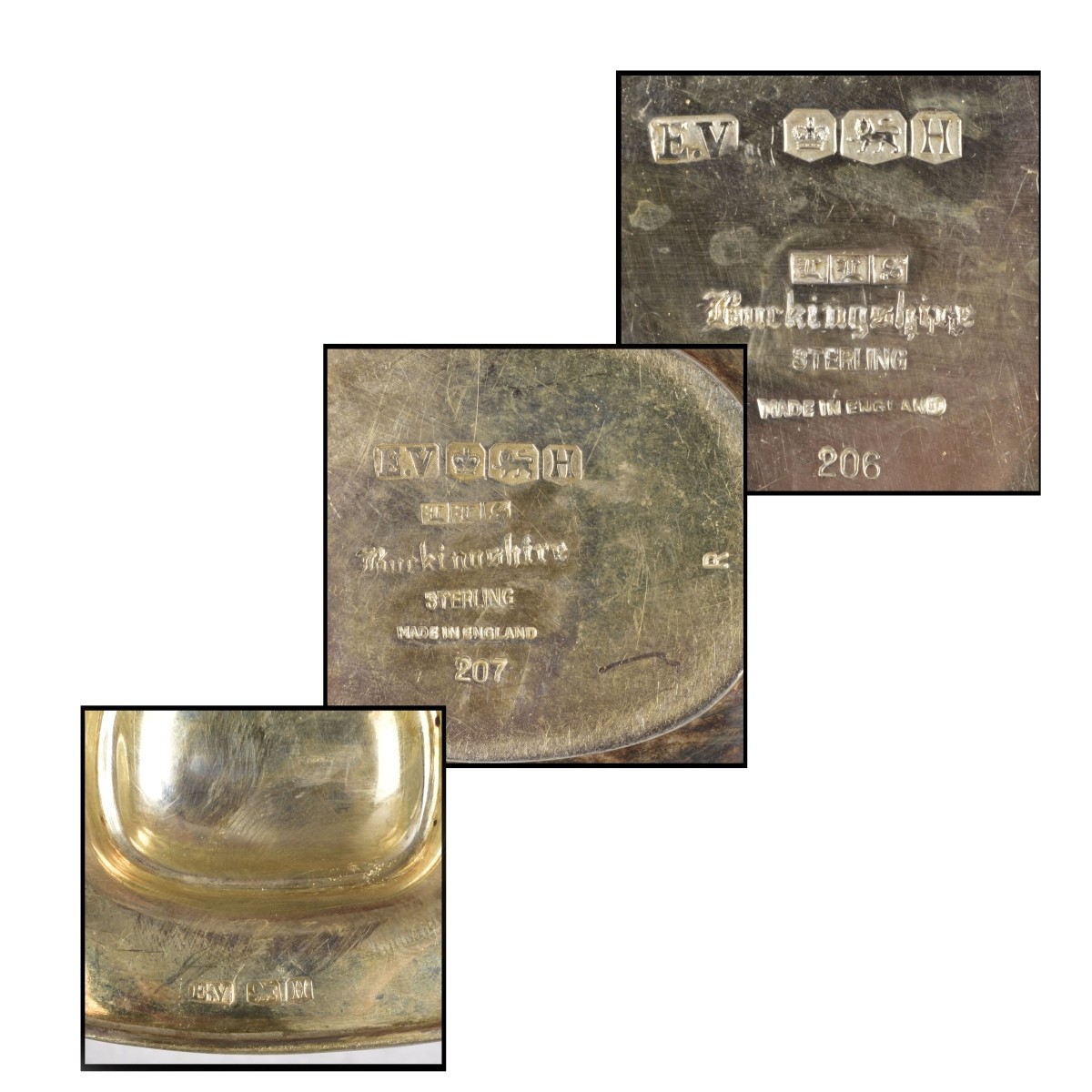 English Buckingshire Sterling Silver