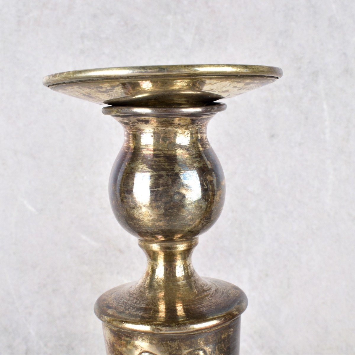 Pair of Belle Epoch Sterling Silver Candlesticks