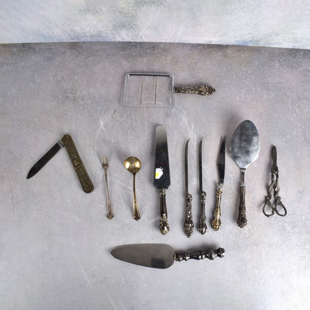 Group of Sterling Silver and Silver Plate Items
