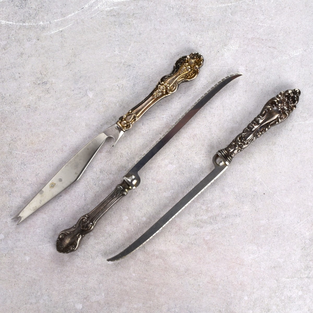 Group of Sterling Silver and Silver Plate Items