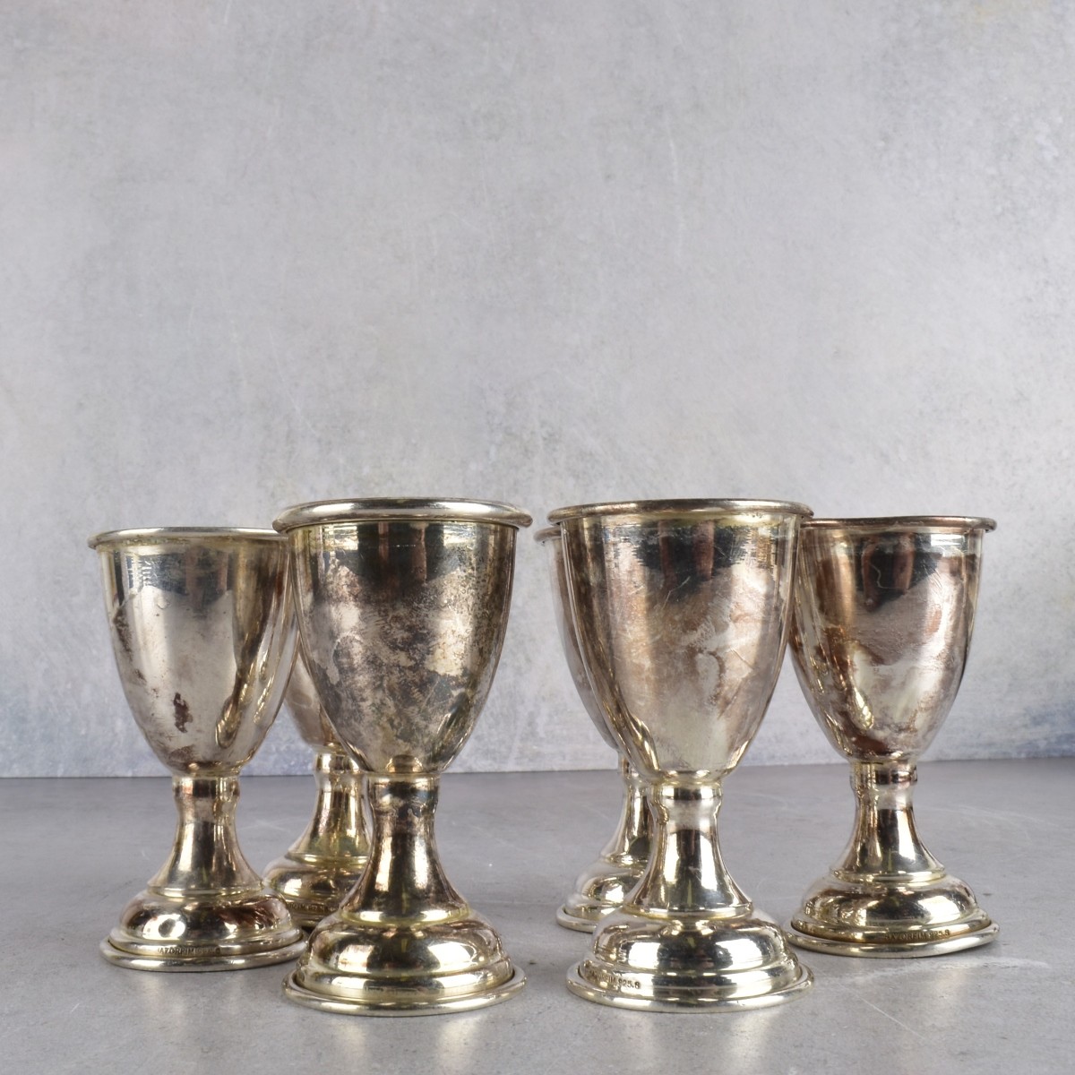 Sterling .925 Sterling Silver Kiddish Set