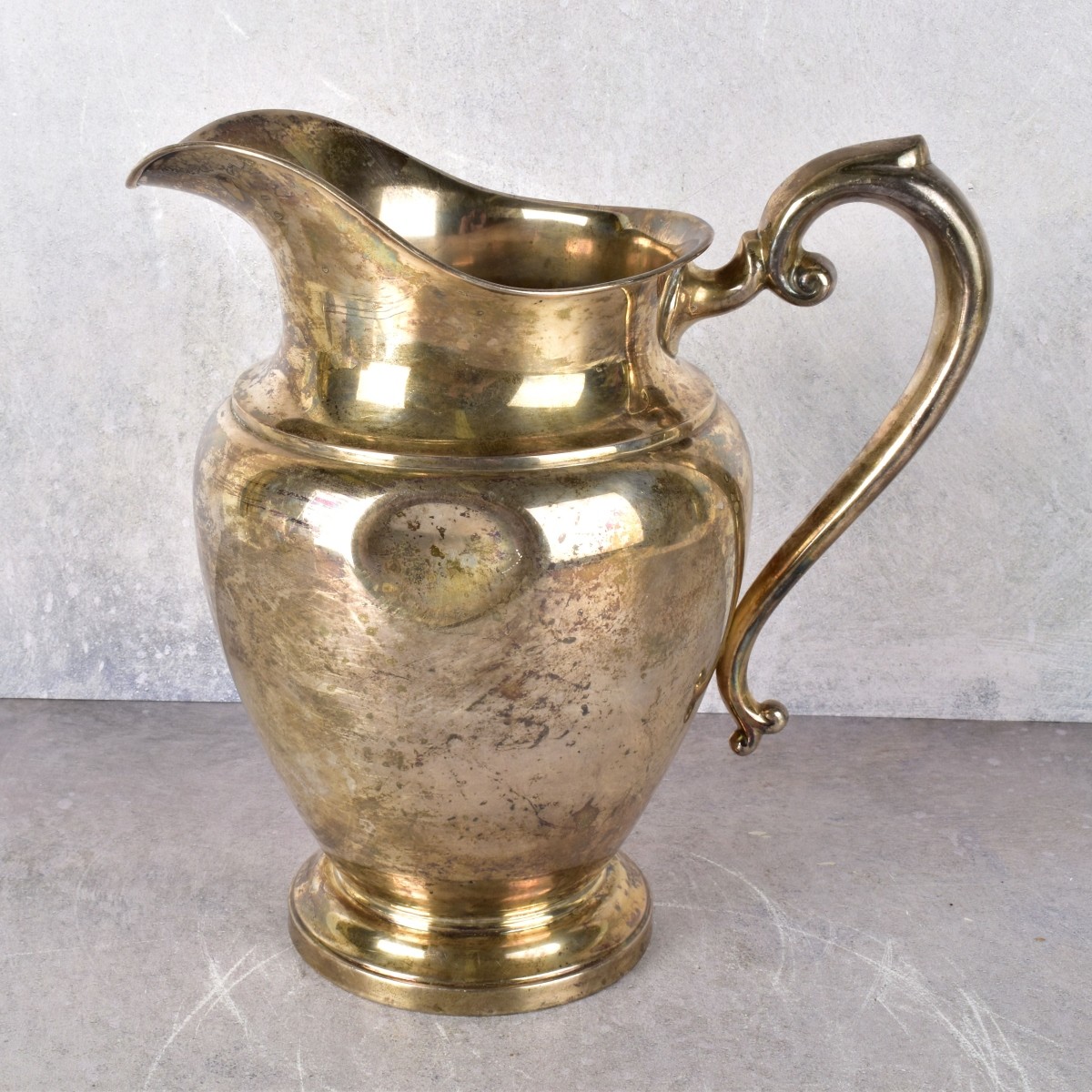 Mid 20th C. Preisner Sterling Silver Water Pitcher