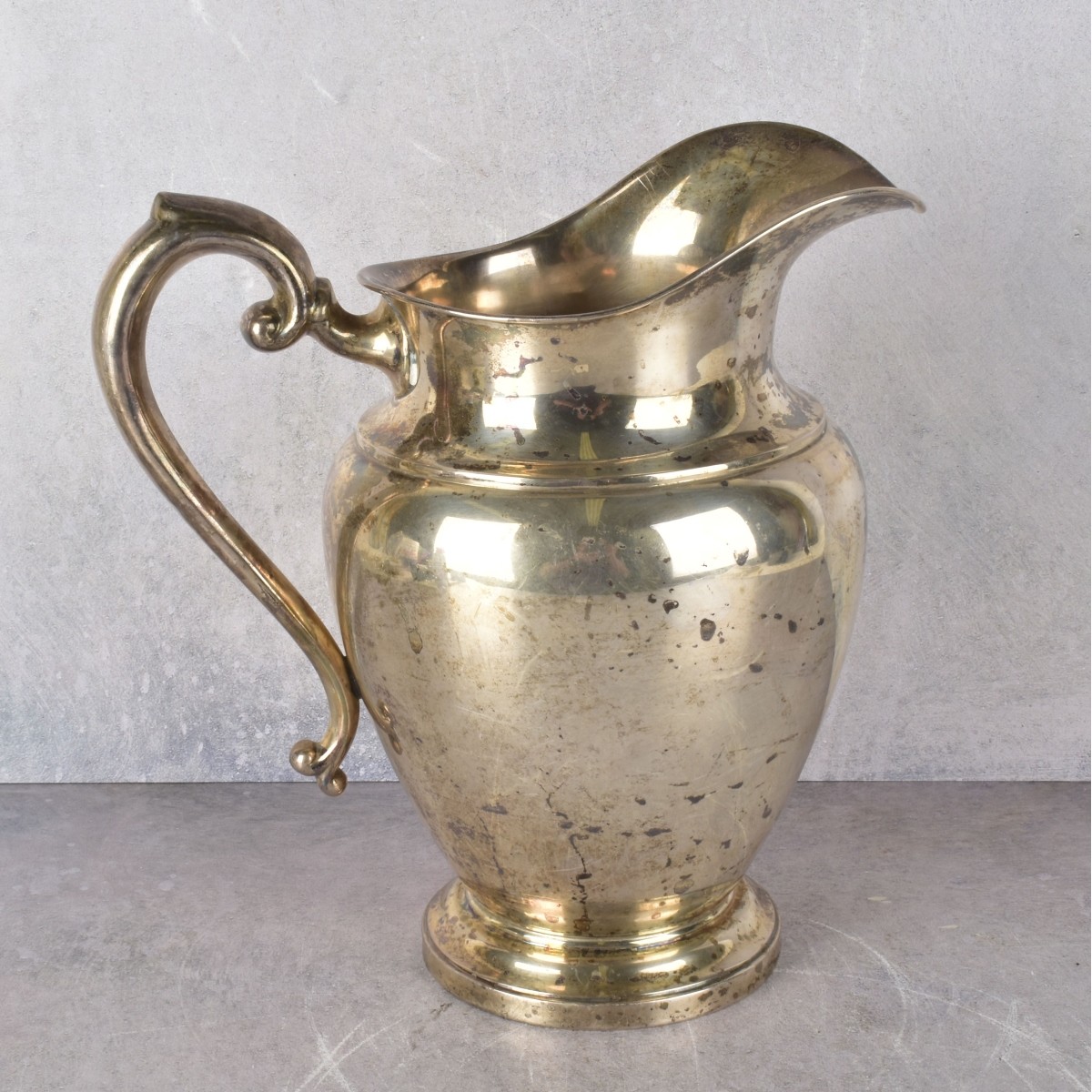Mid 20th C. Preisner Sterling Silver Water Pitcher