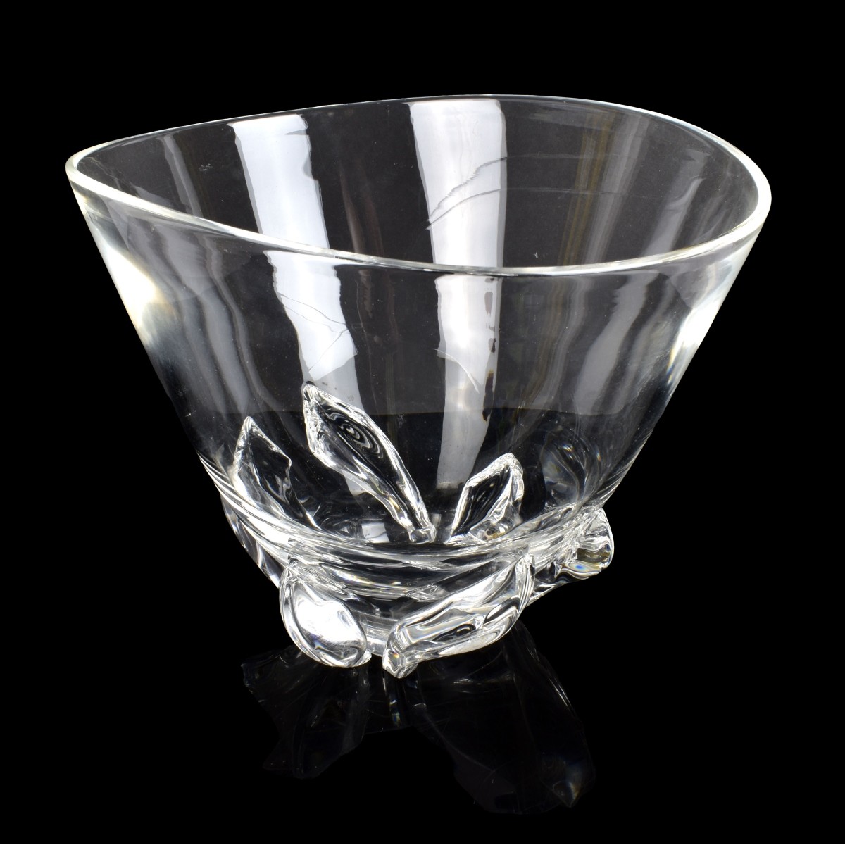 Steuben Clear Crystal Art Glass Bowl