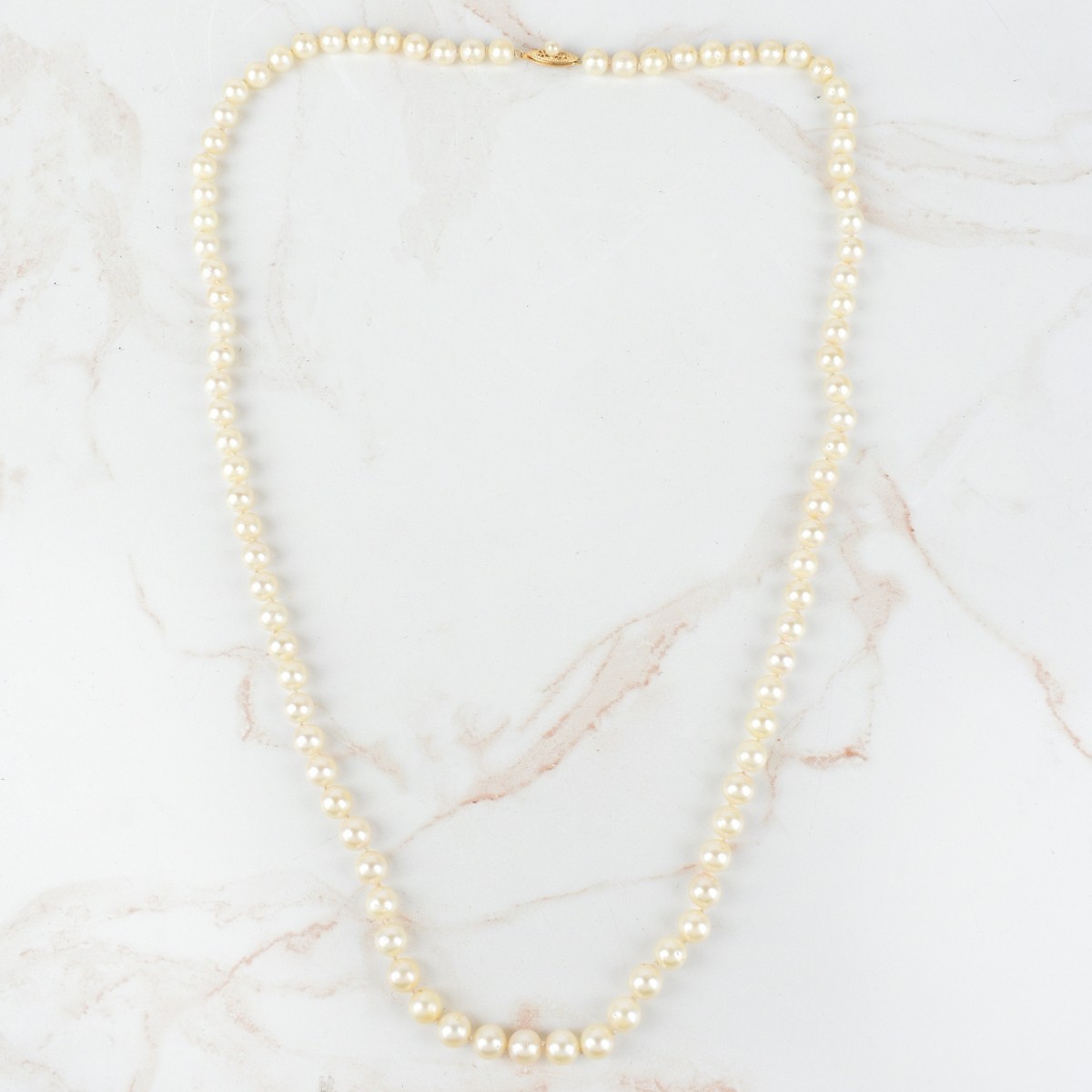 Pearl and 14K Necklace