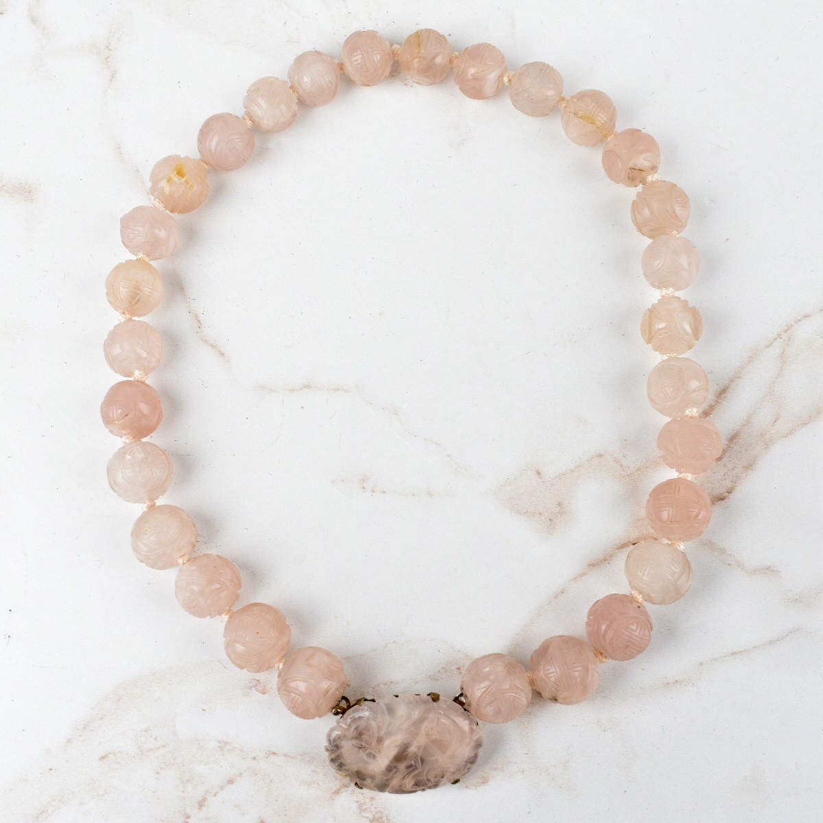 Rose Quartz and Jade Jewelry
