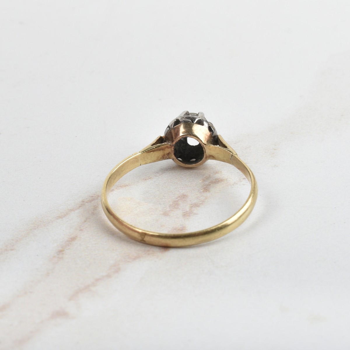 Diamond and 14K Ring