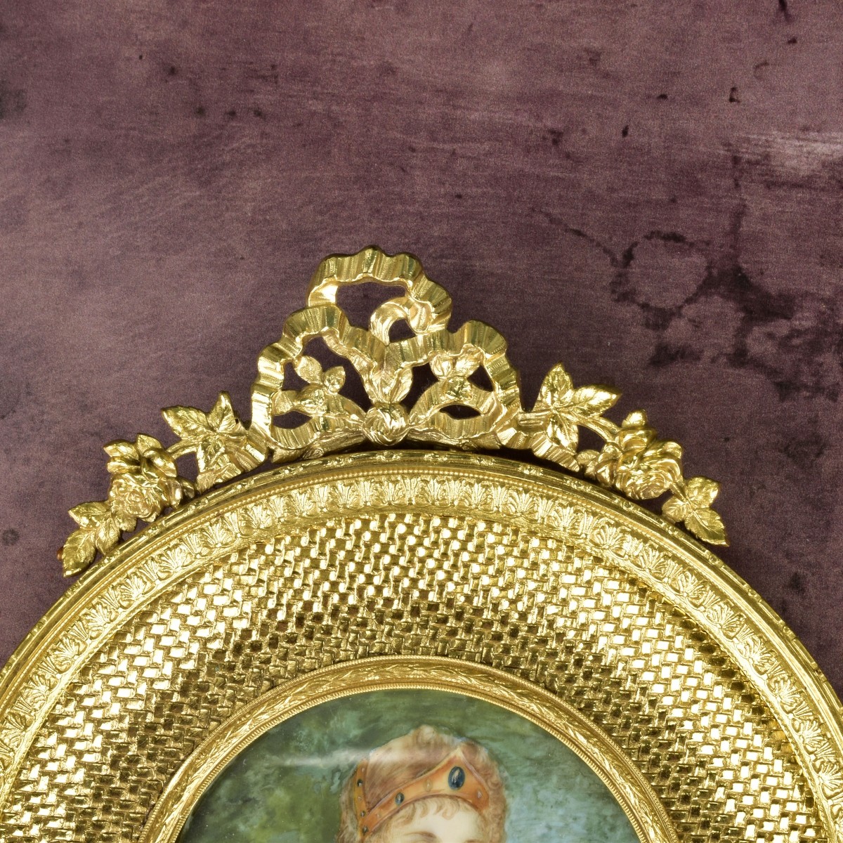 Pair of Victorian Style Miniature Portraits