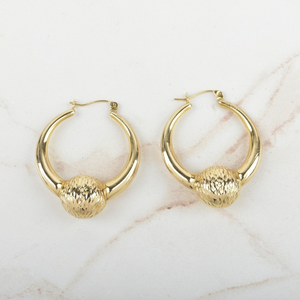 14K Hoop Earrings