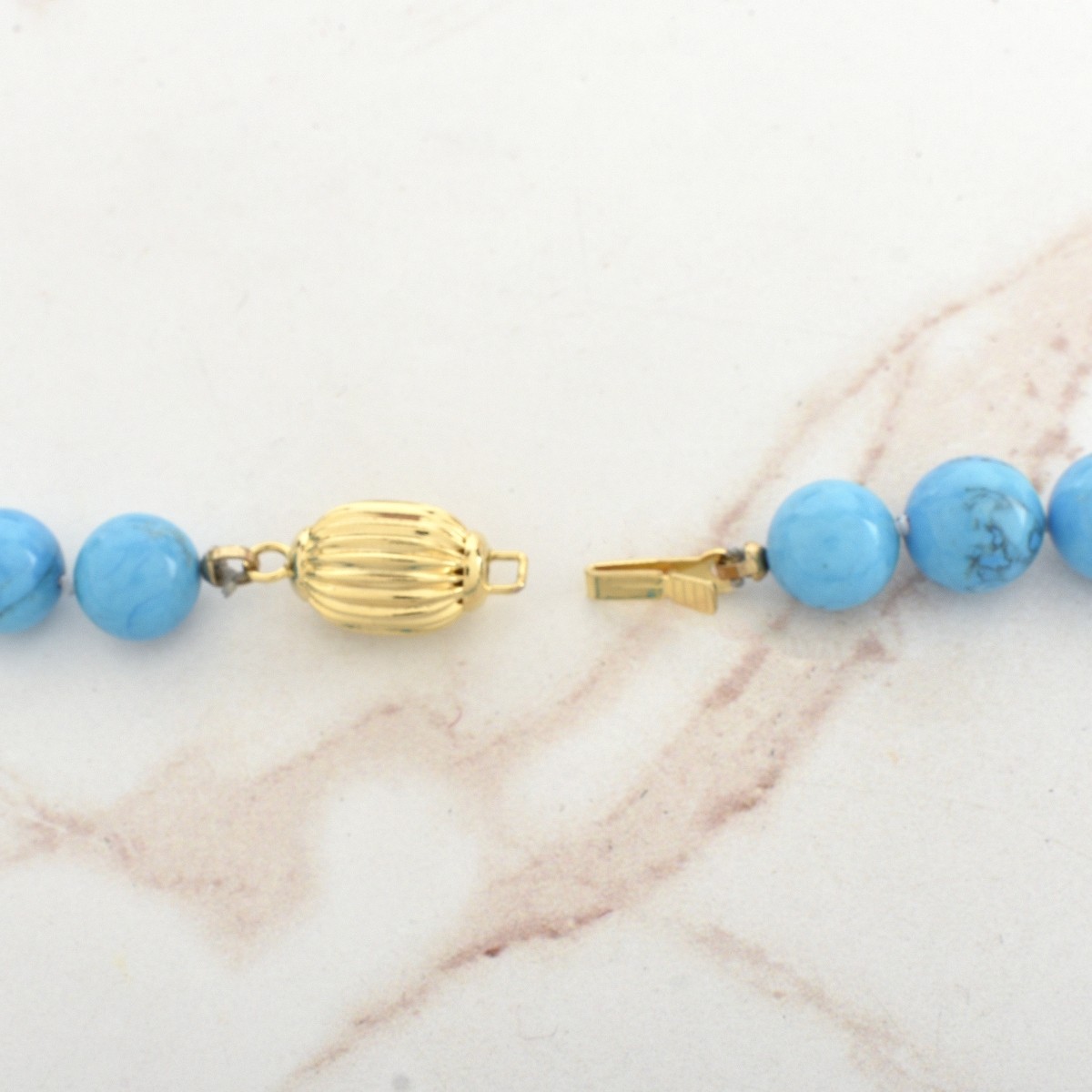 Turquoise Bead Necklace