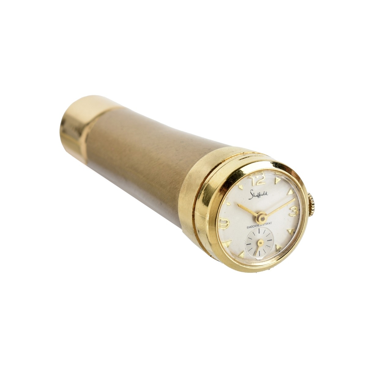 Sheffield Lipstick Compact with Watch