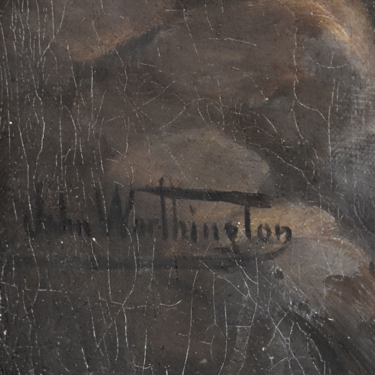 John Worthington Western Oil on Canvas
