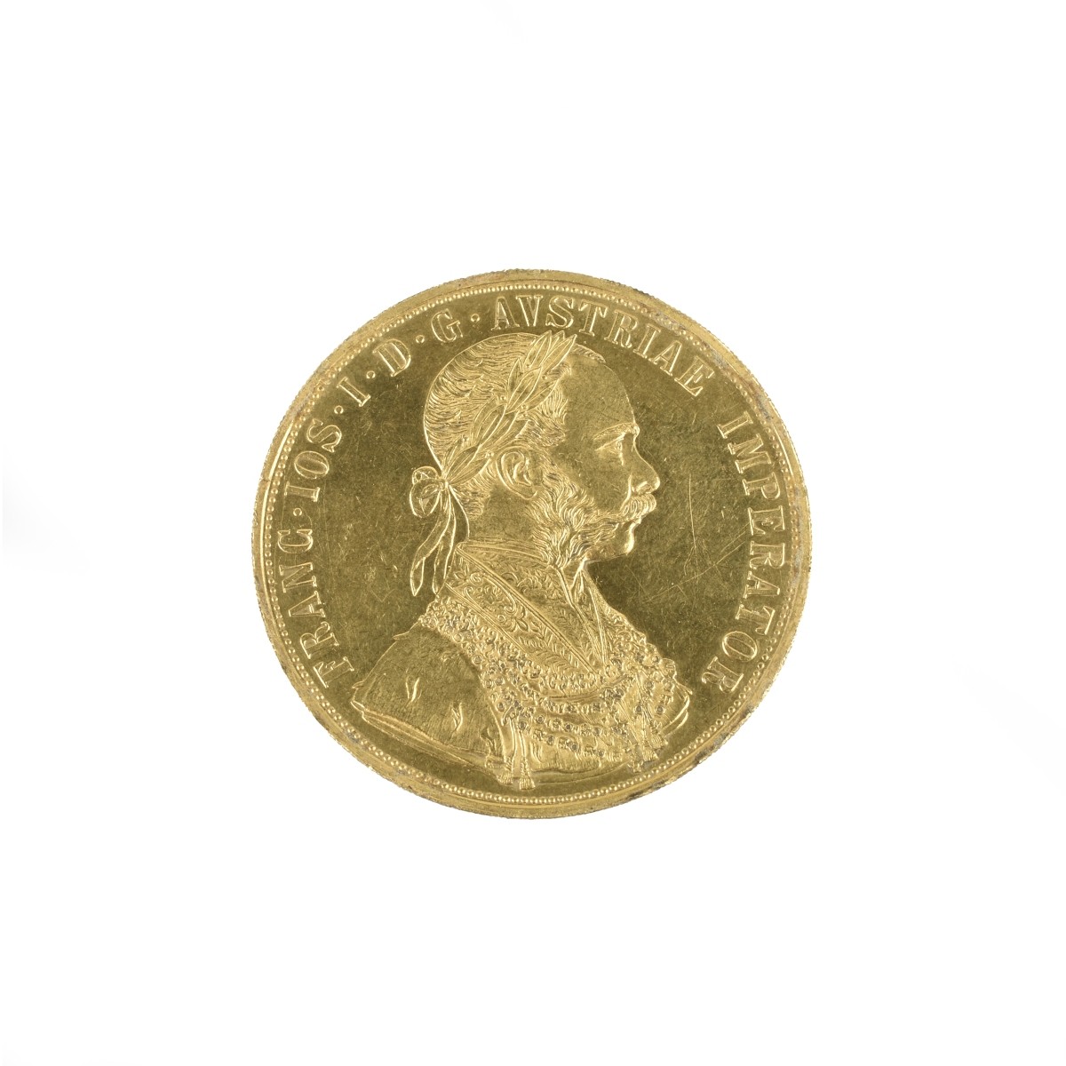 1915 Austrian 4 Ducat Gold Coin