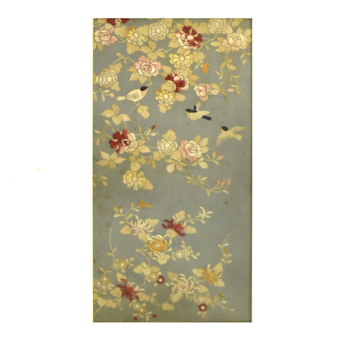 Antique Asian Embroidered Panel