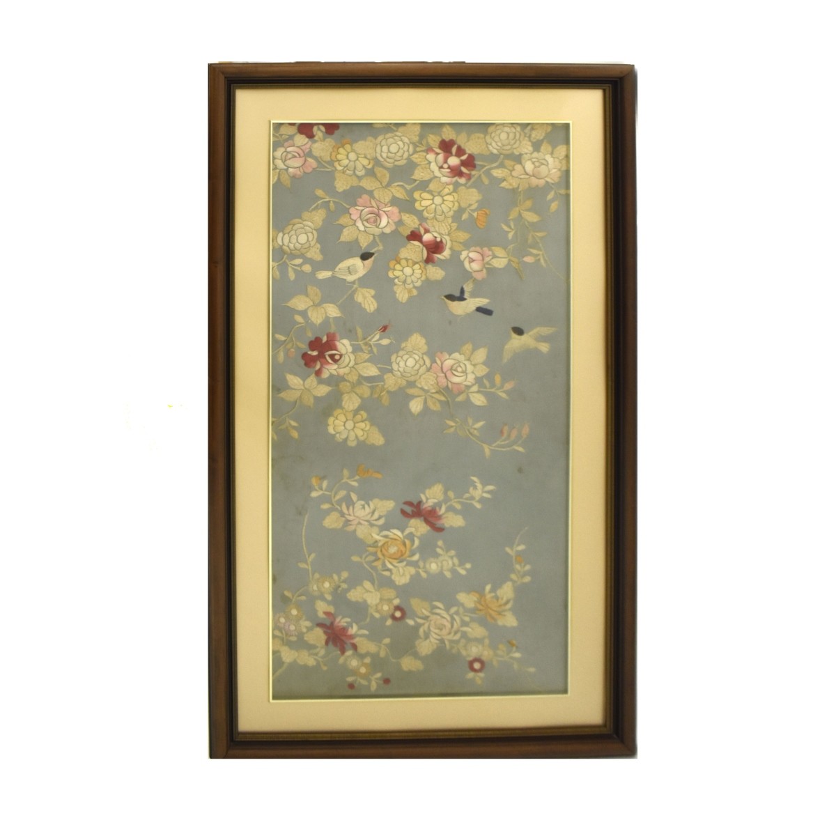 Antique Asian Embroidered Panel