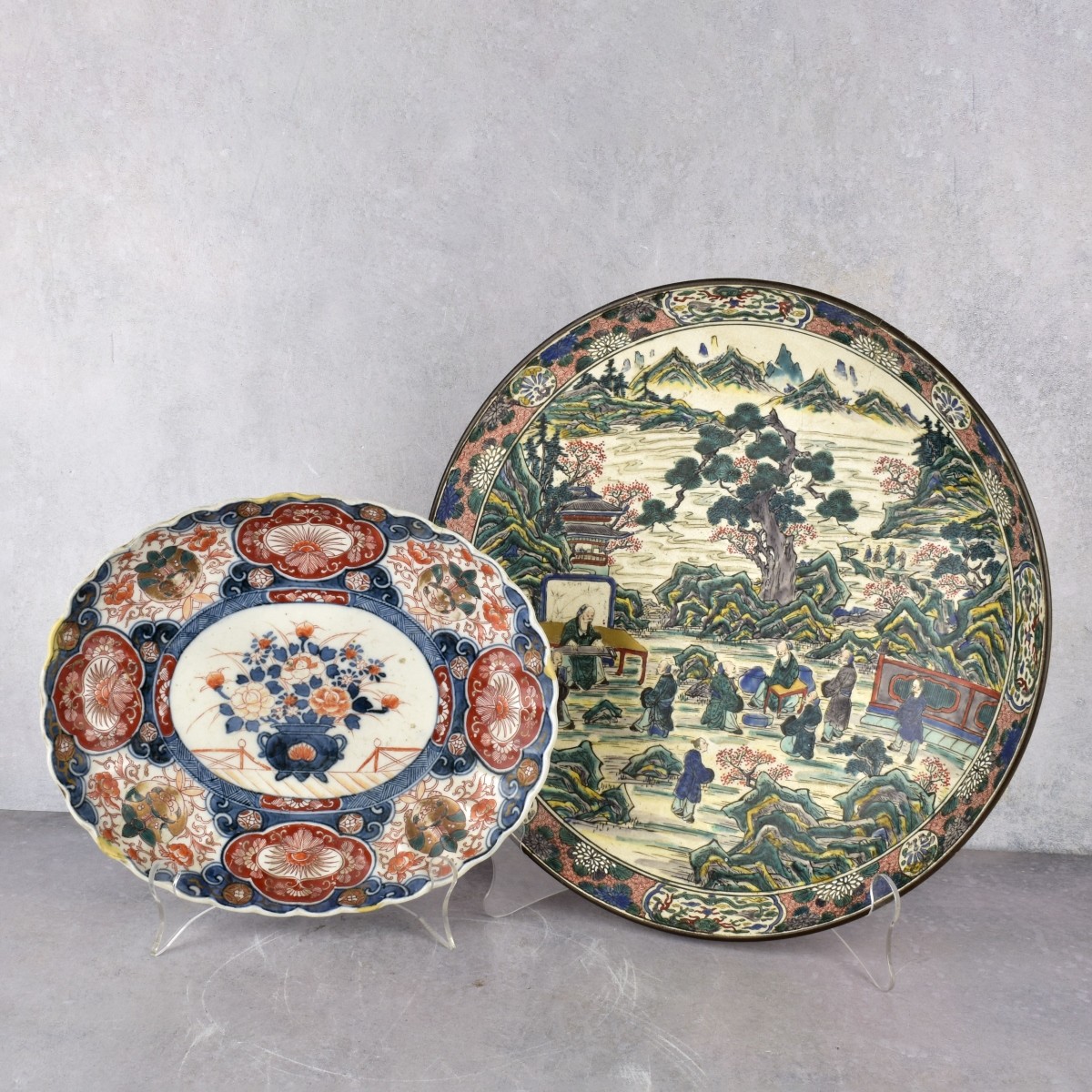 Antique Japanese Porcelain Plates