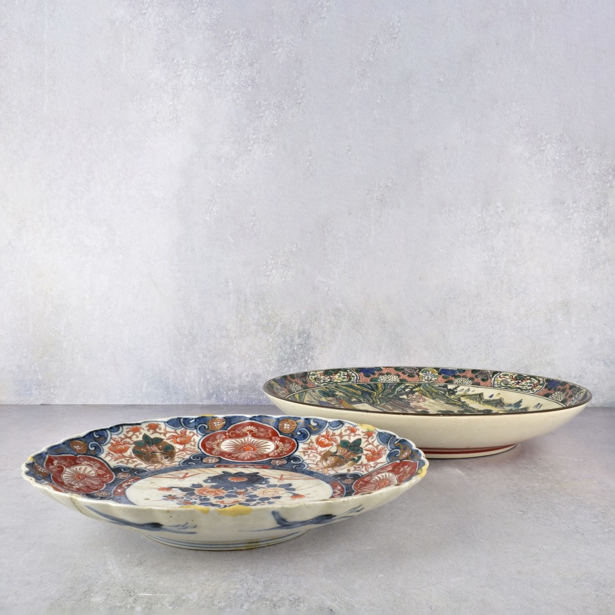 Antique Japanese Porcelain Plates