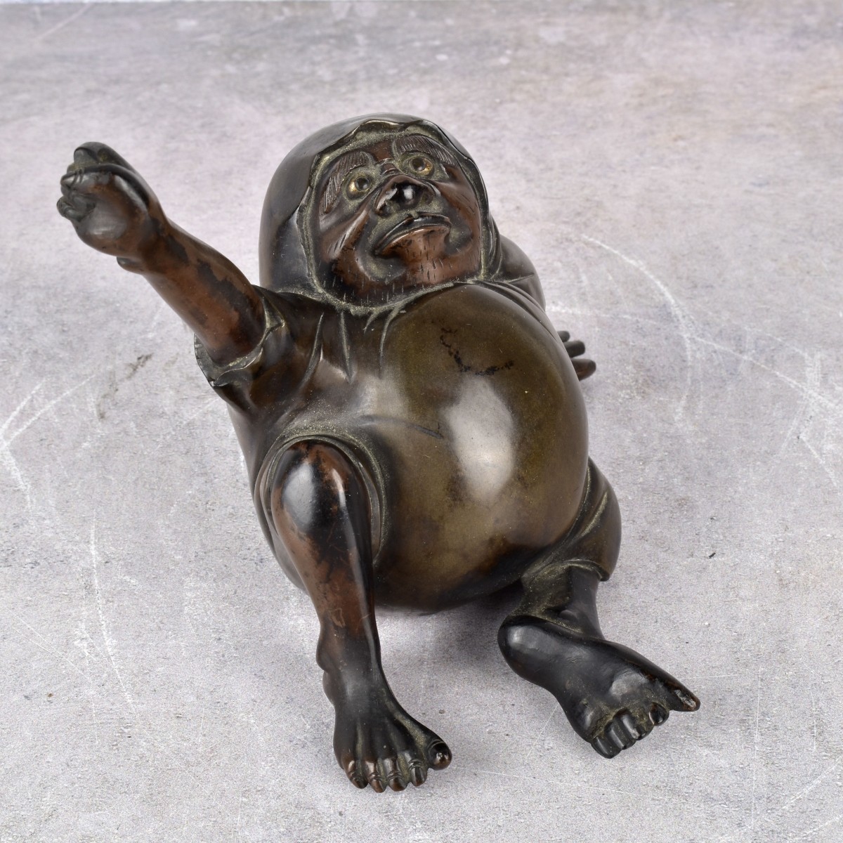 Meiji Period Figurative Japanese Bronze
