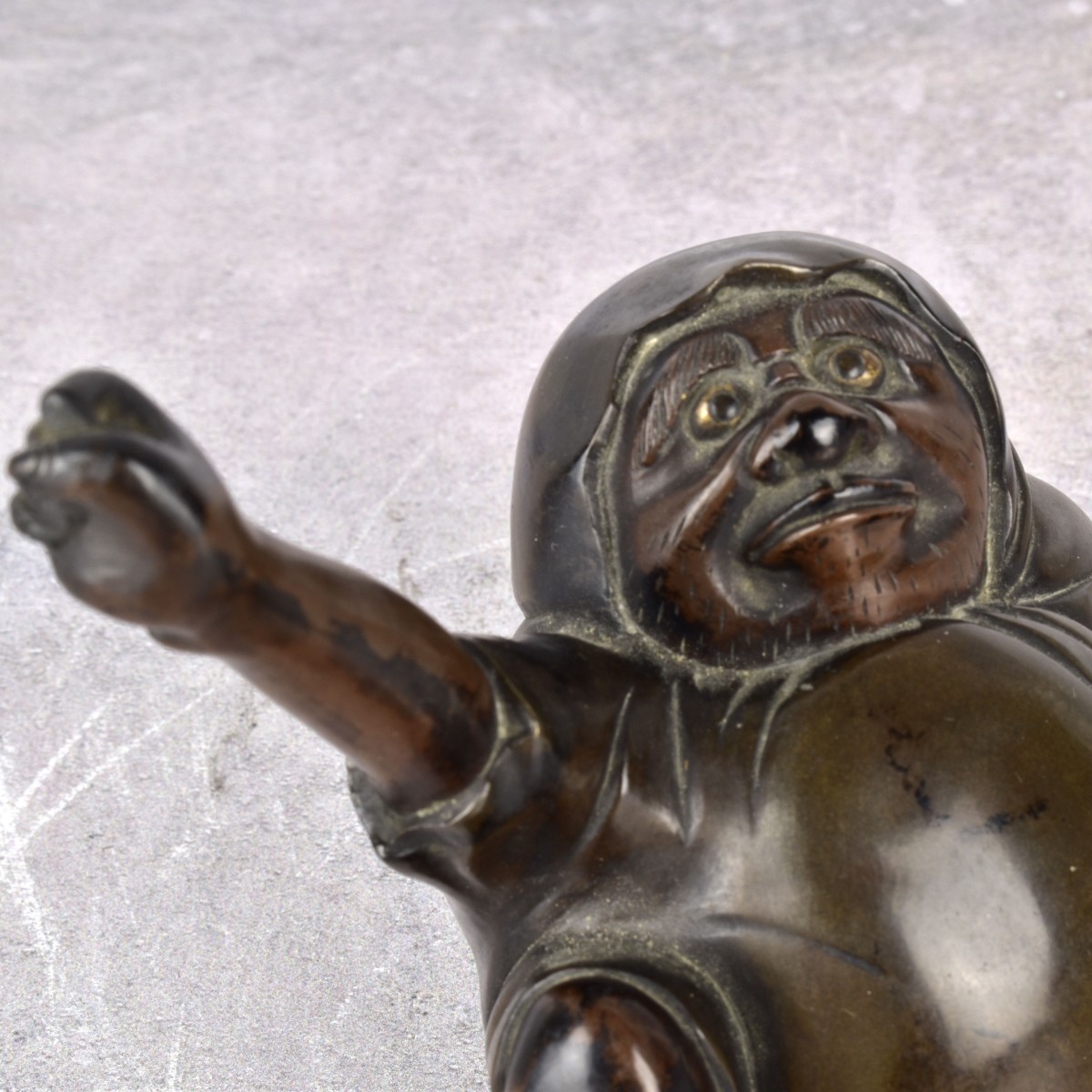 Meiji Period Figurative Japanese Bronze