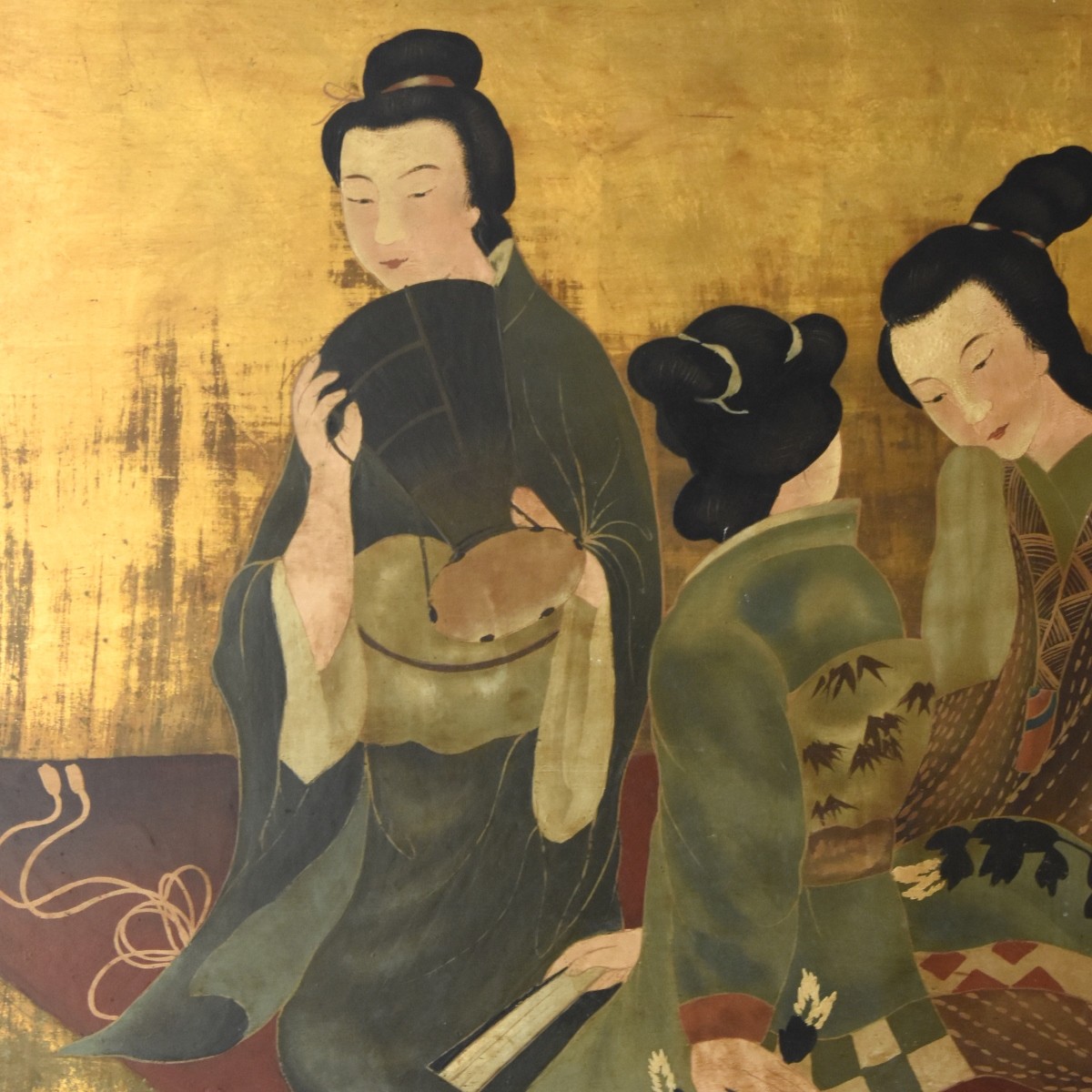 Pair of Japanese Wall Hanging Panels