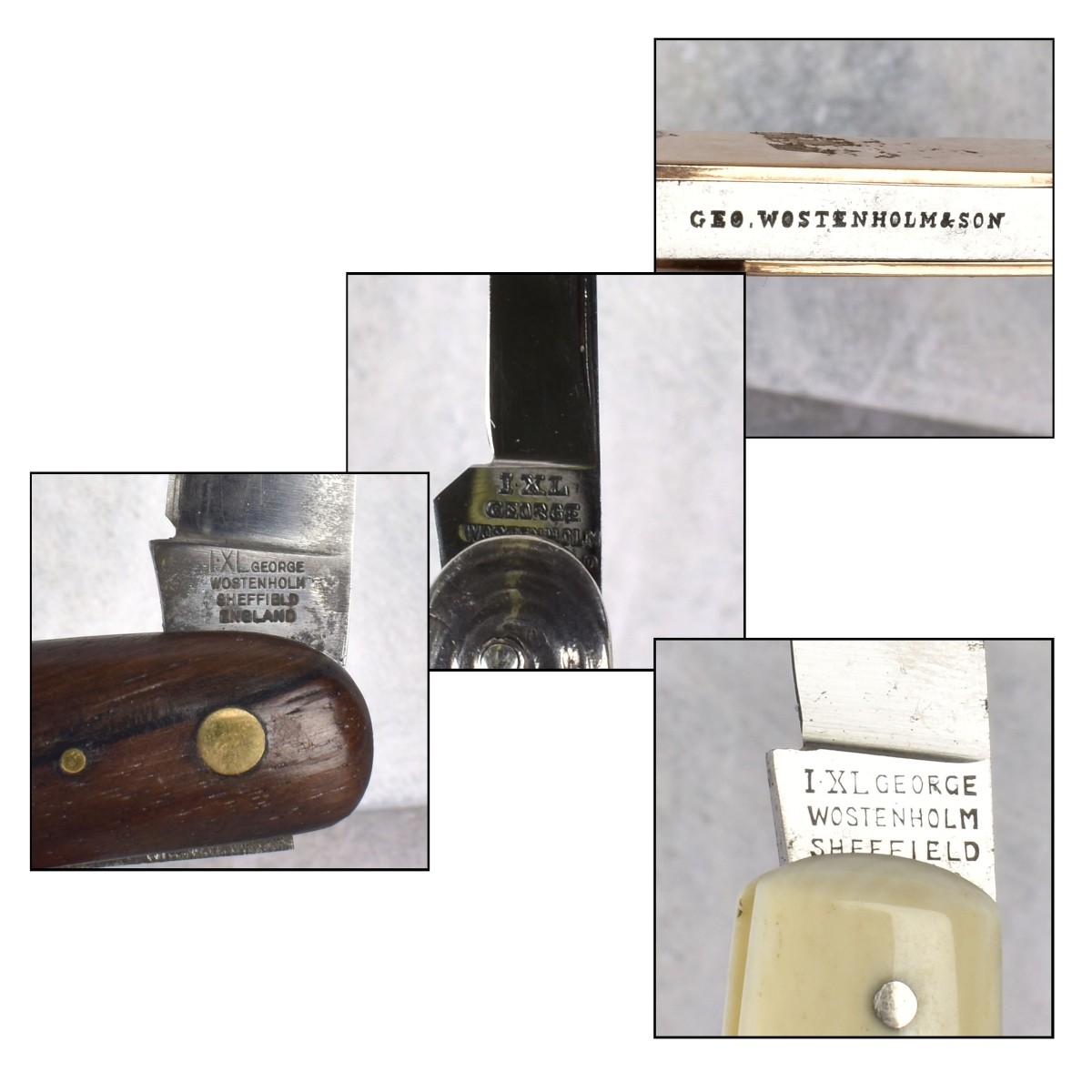 Antique George Wostenholm, (English) Pocket Knives