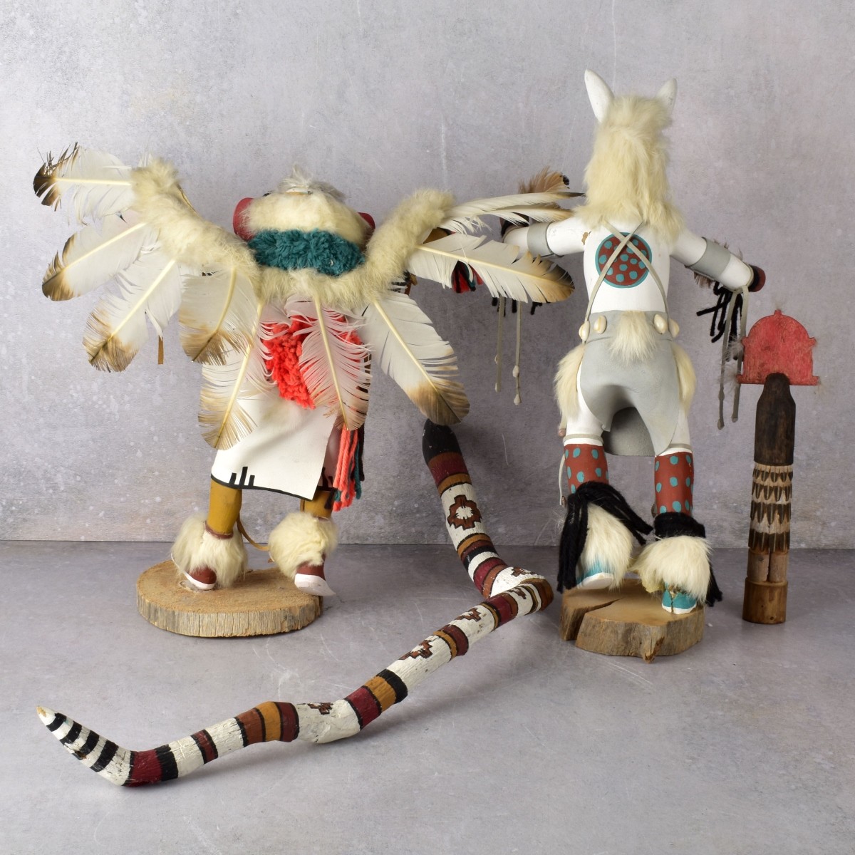 Vintage Native American Hopi Kachina Carvings