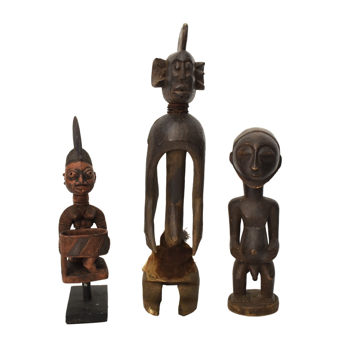 Vintage Carved African Tribal Figures