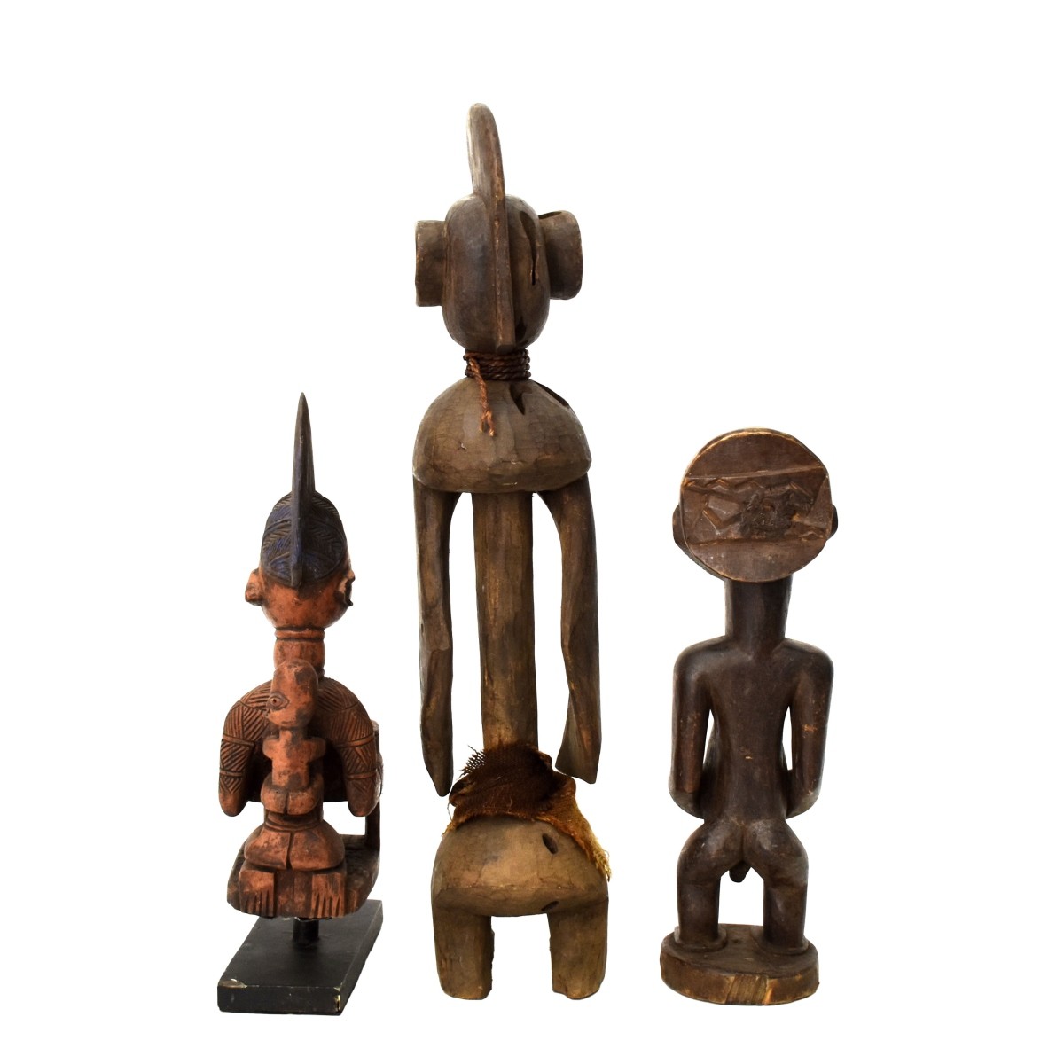 Vintage Carved African Tribal Figures