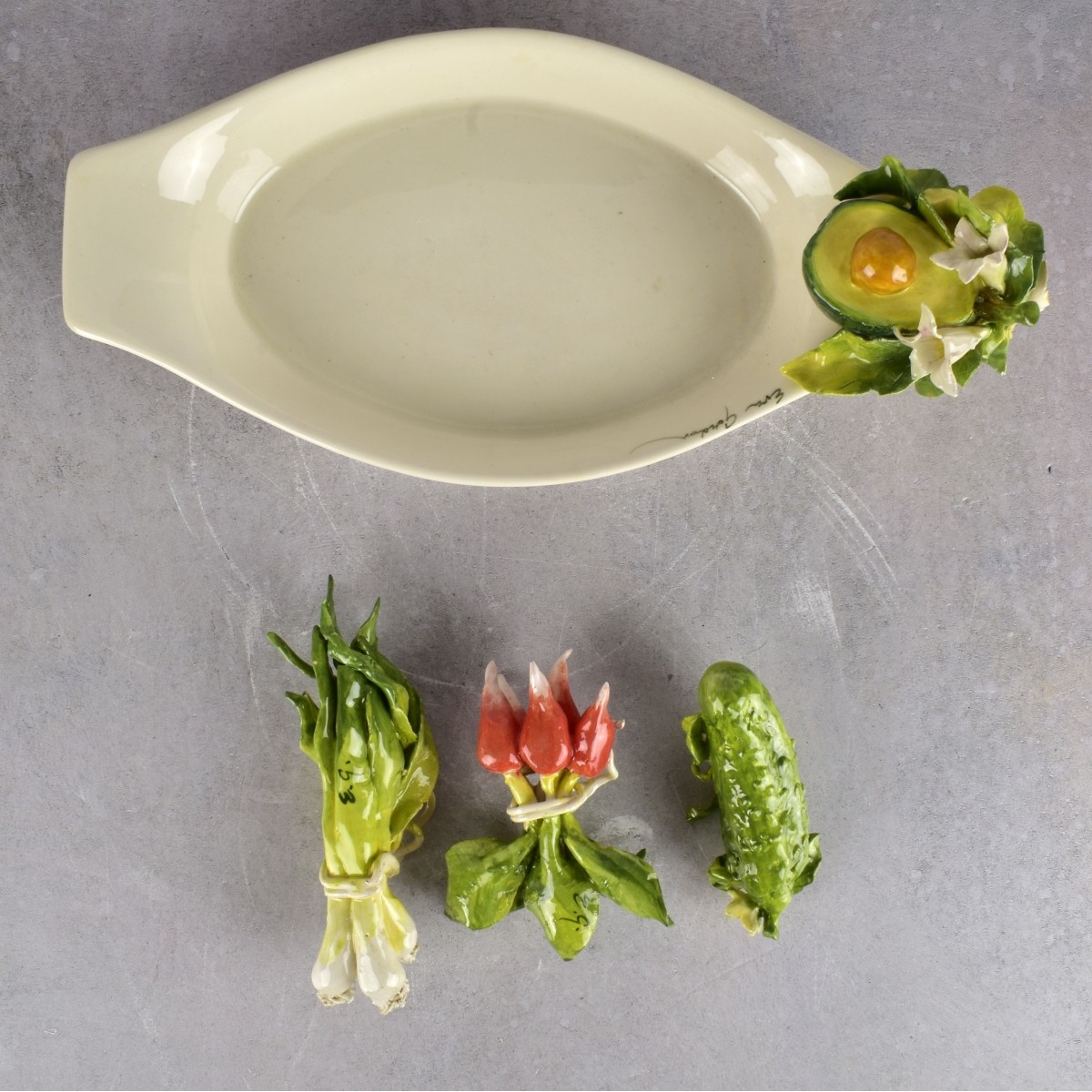 Eva Gordon Hand Painted Porcelain Pieces